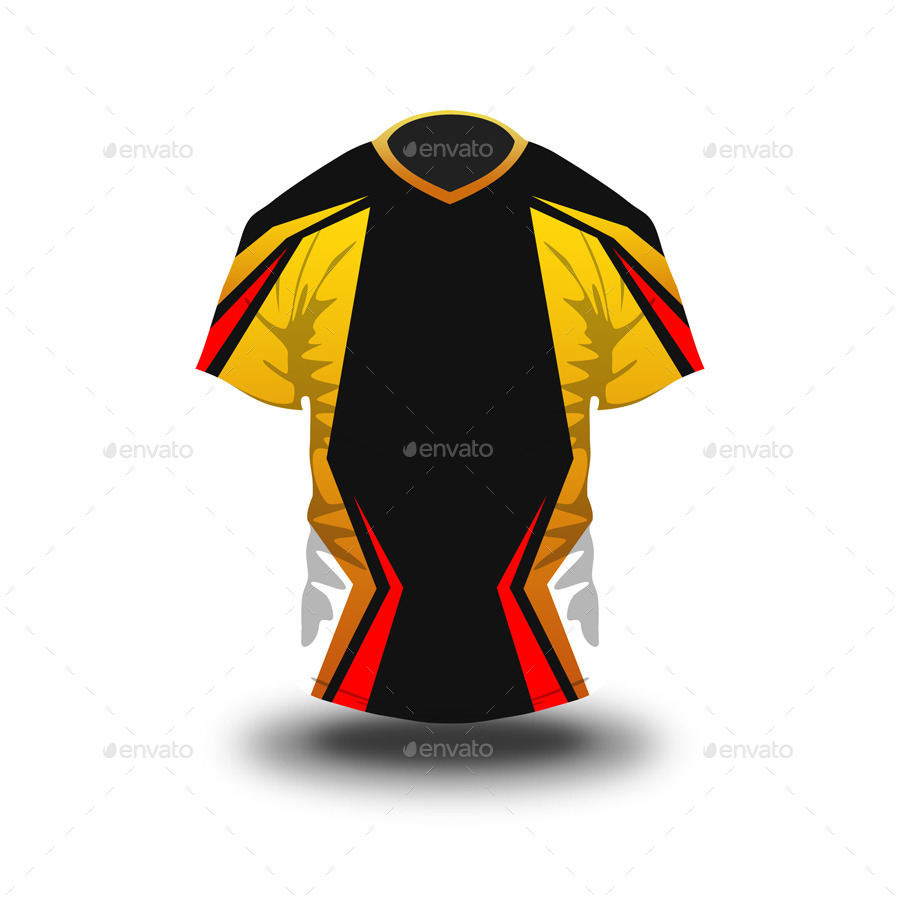 cdr mockup jersey gaming GraphicRiver Gaming  Jersey Up by SuperPencil Mock